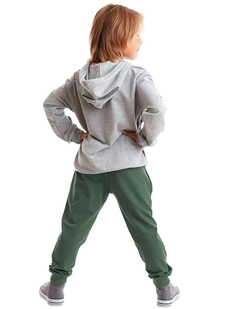 ج&مشب بدلة رياضية للأولاد برسومات حيوانات